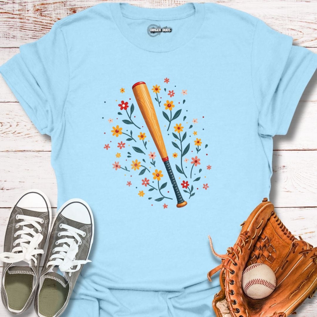 Vintage Bloom Baseball T-Shirt