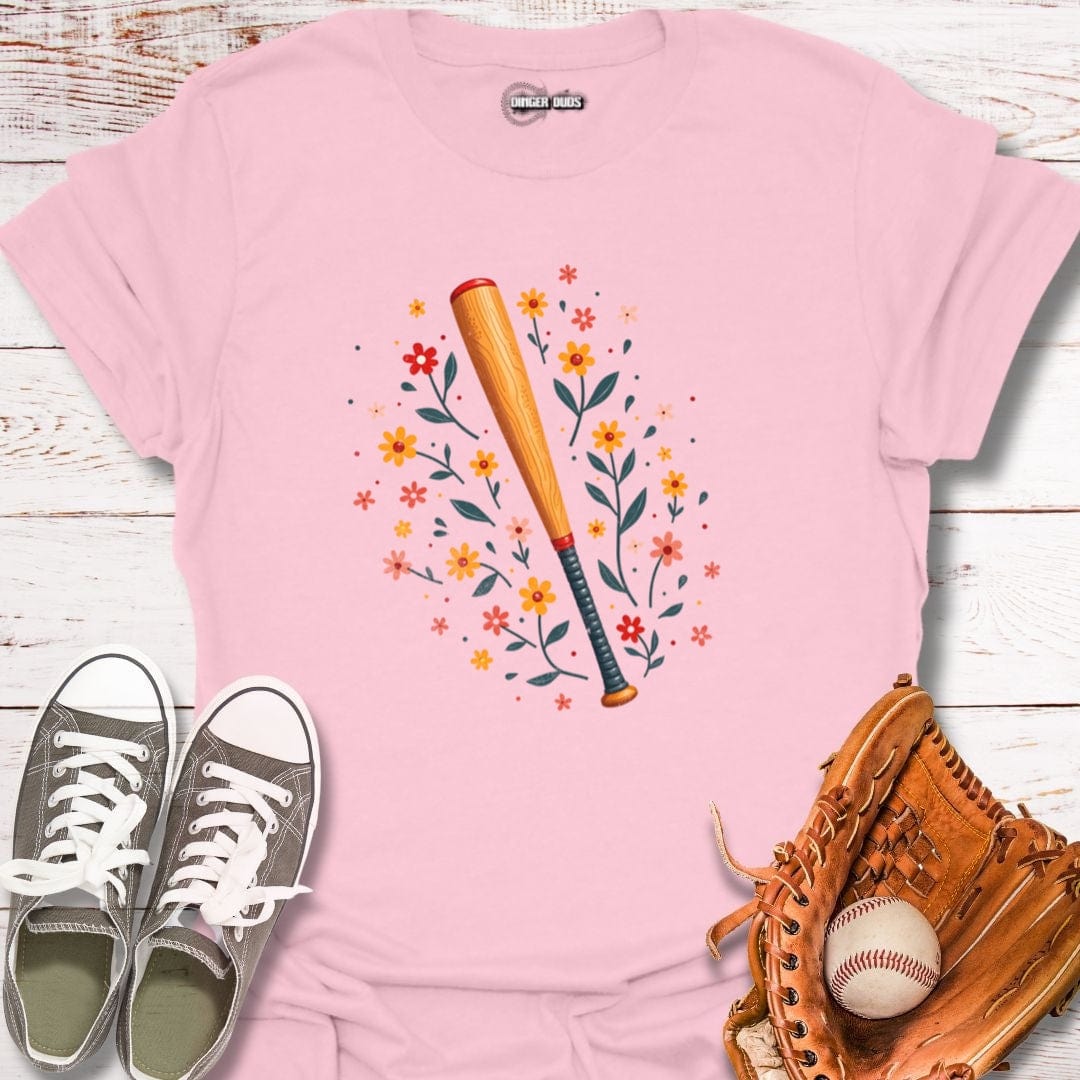 Vintage Bloom Baseball T-Shirt