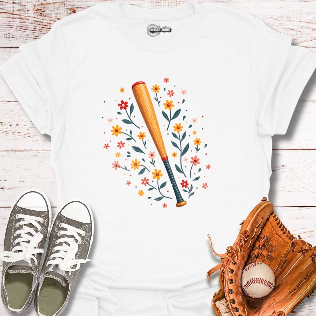 Vintage Bloom Baseball T-Shirt