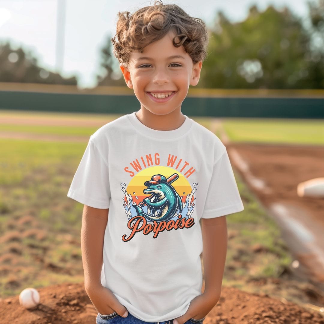 Swing With Porpoise Youth T-Shirt