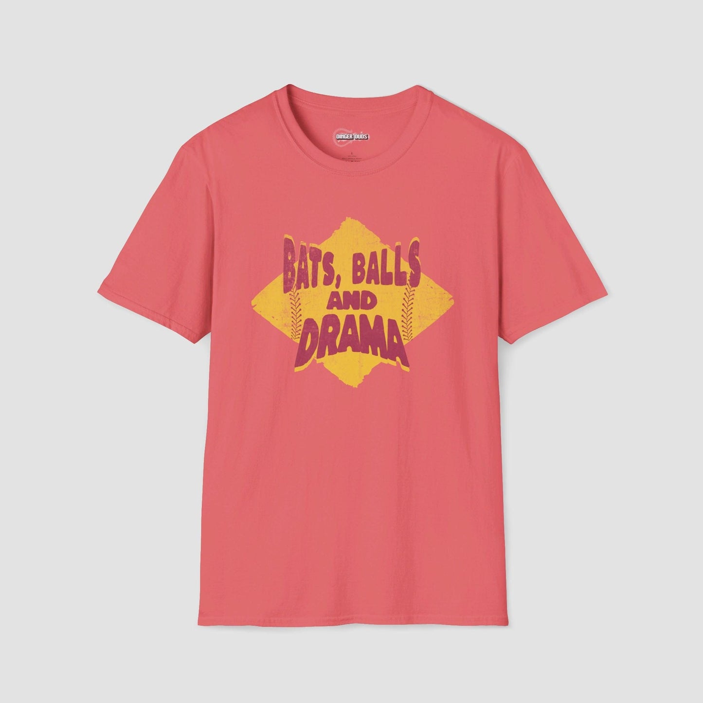 Bats Balls and Drama Softball T-Shirt