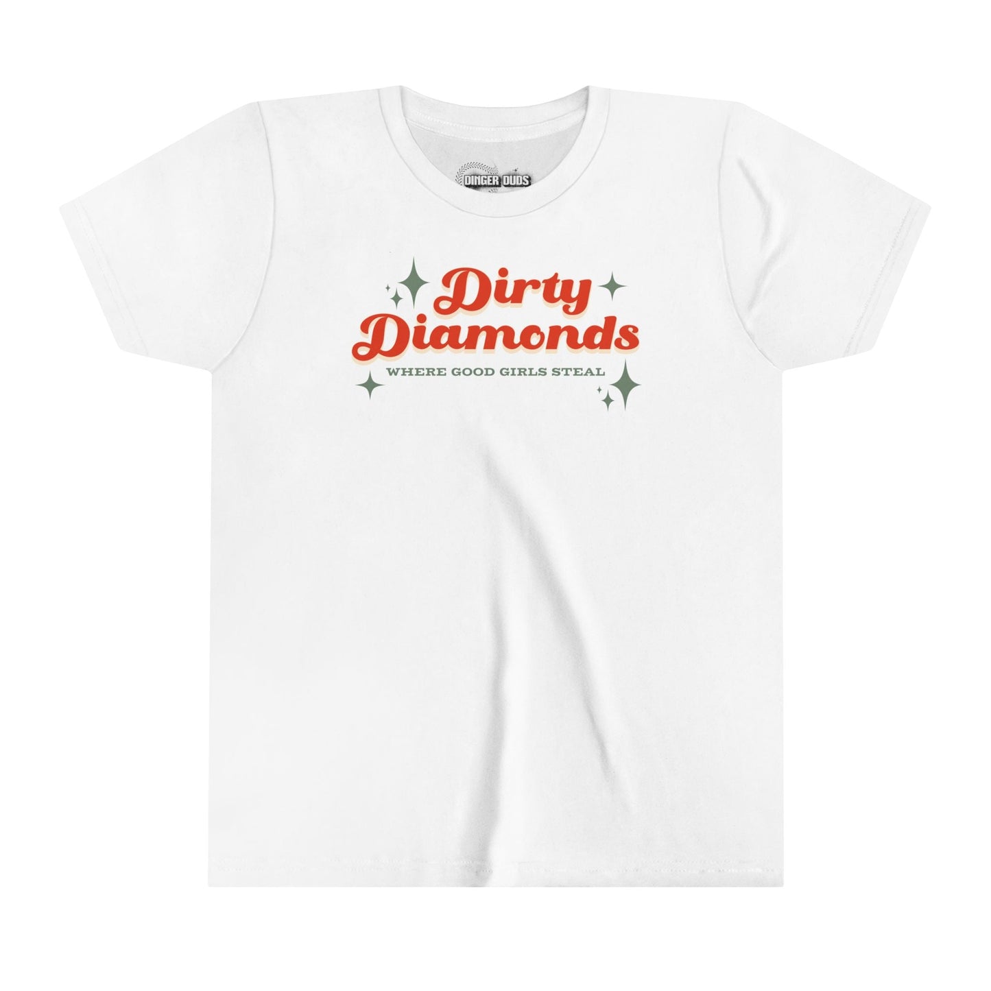 Dirty Diamonds Youth Softball T-Shirt