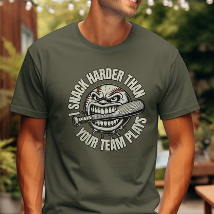 I Snack Harder Than Your Team Plays T-Shirt