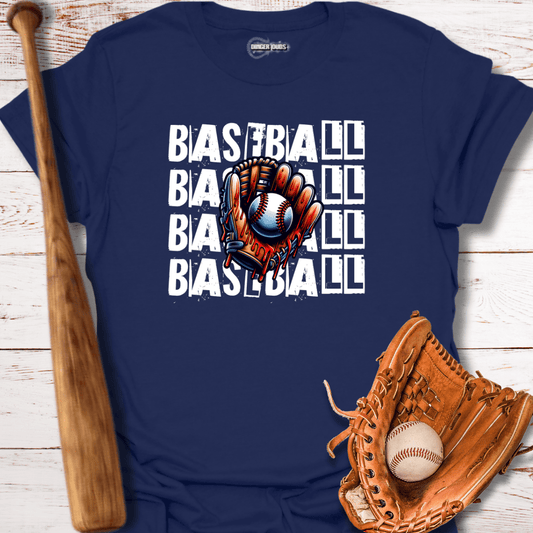 Baseball Glove Breakthrough T-Shirt