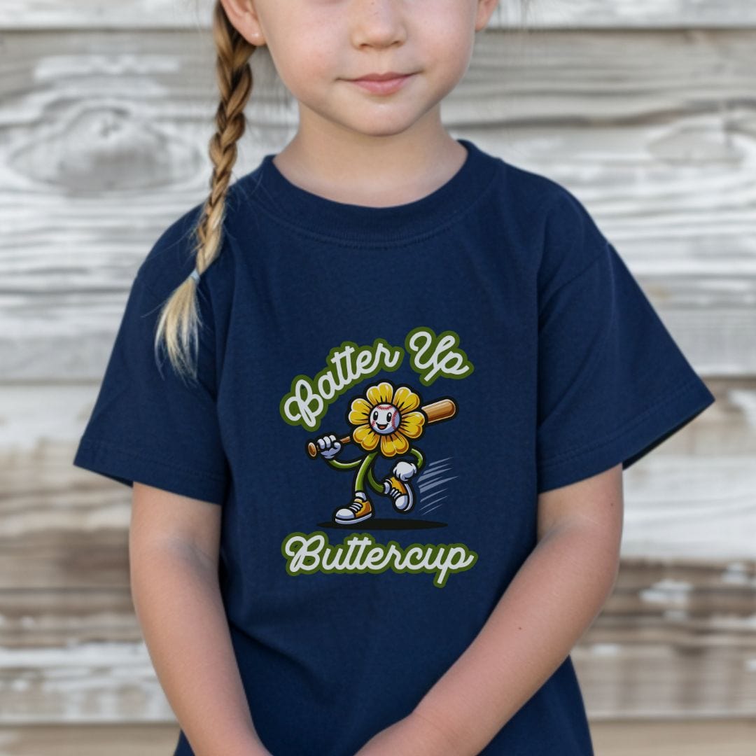 Batter Up Buttercup Toddler T-Shirt