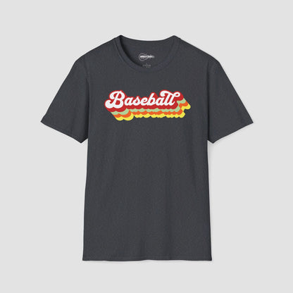 Baseball with Retro Shadow T-Shirt