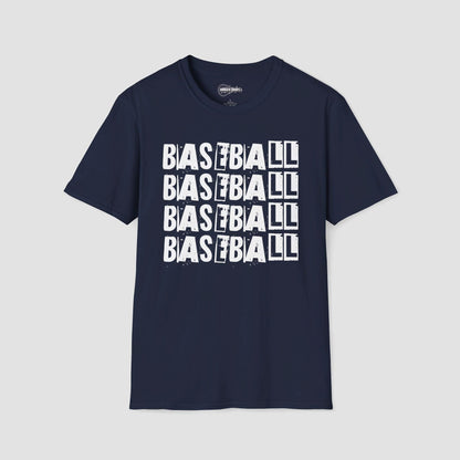 Baseball Funny Font T-Shirt