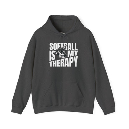 Softball Is My Therapy  Hoodie