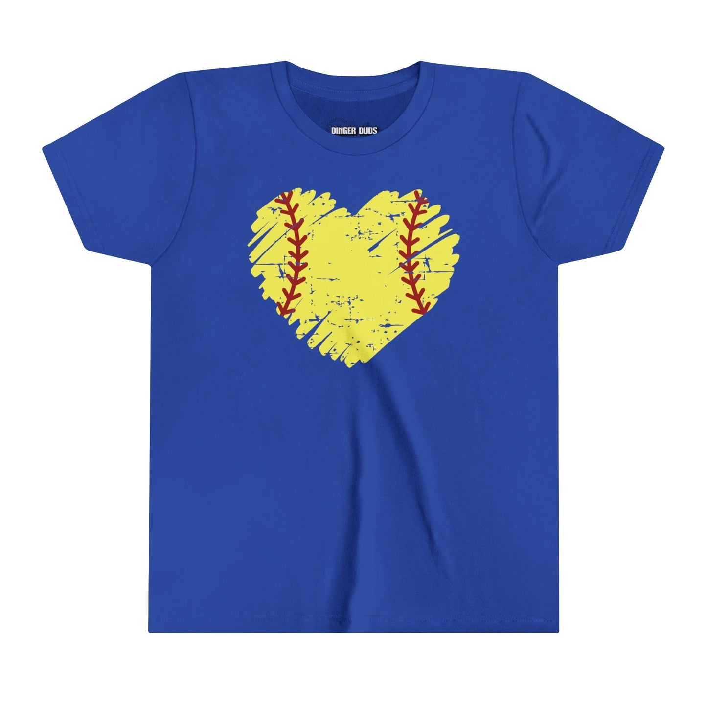 Softball Heart Youth T-Shirt