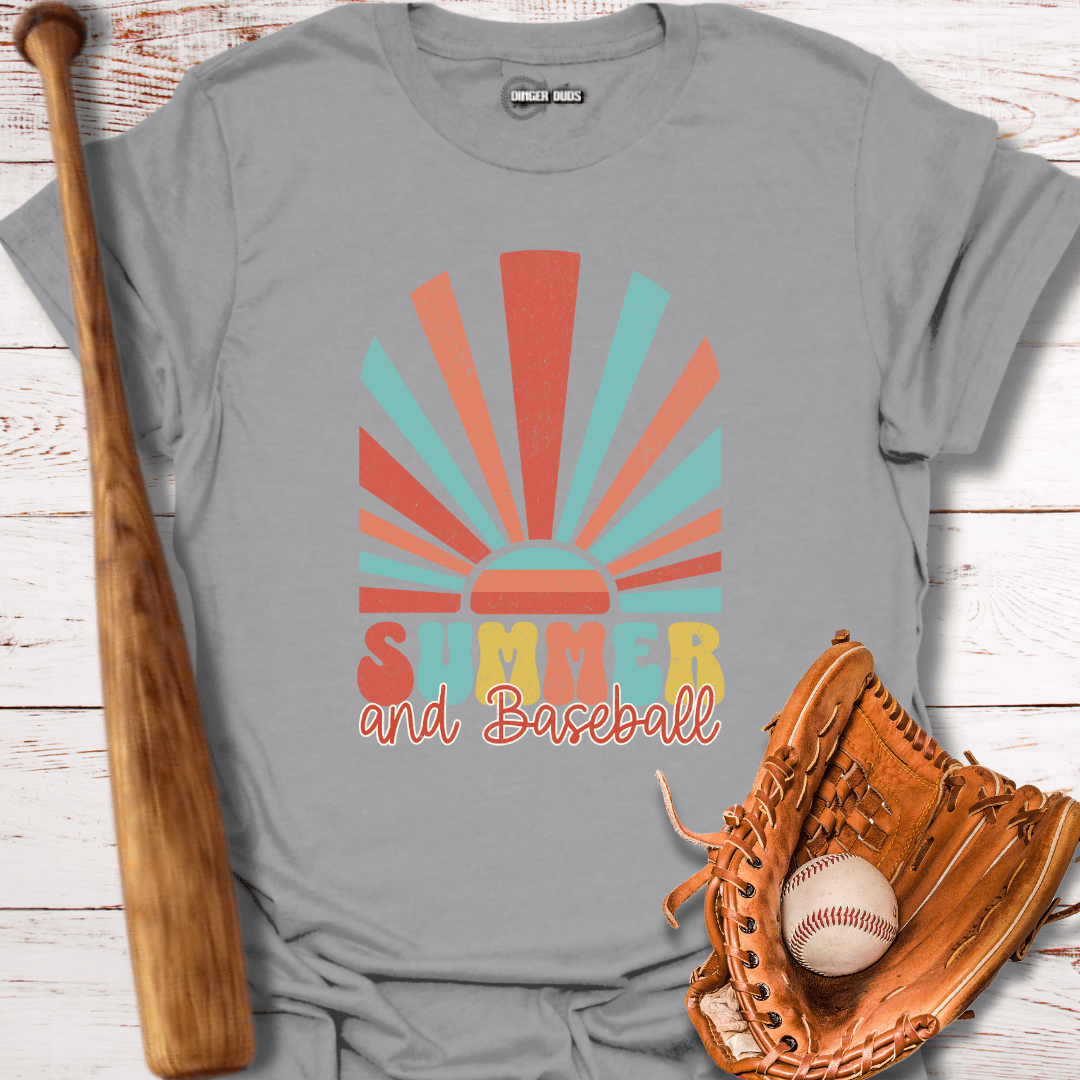 Summer and Baseball T-Shirt