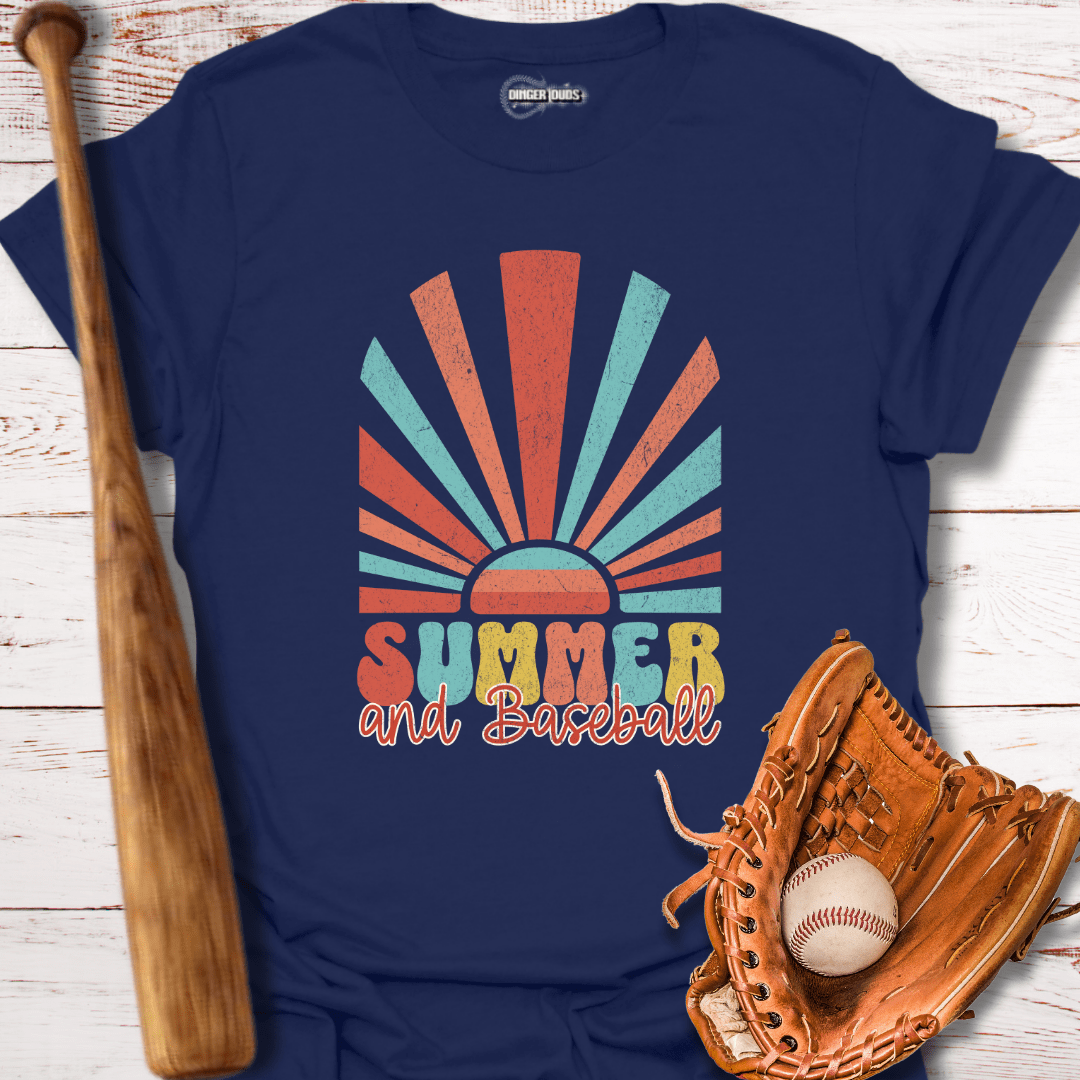Summer and Baseball T-Shirt