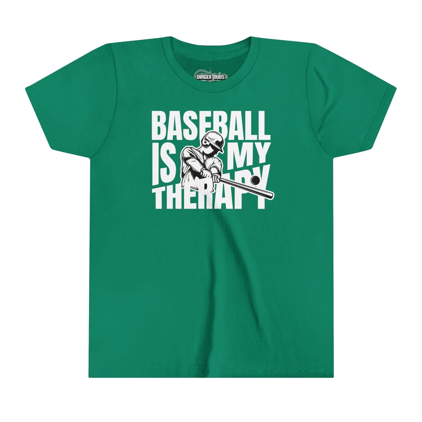 Baseball Is My Therapy Youth T-Shirt