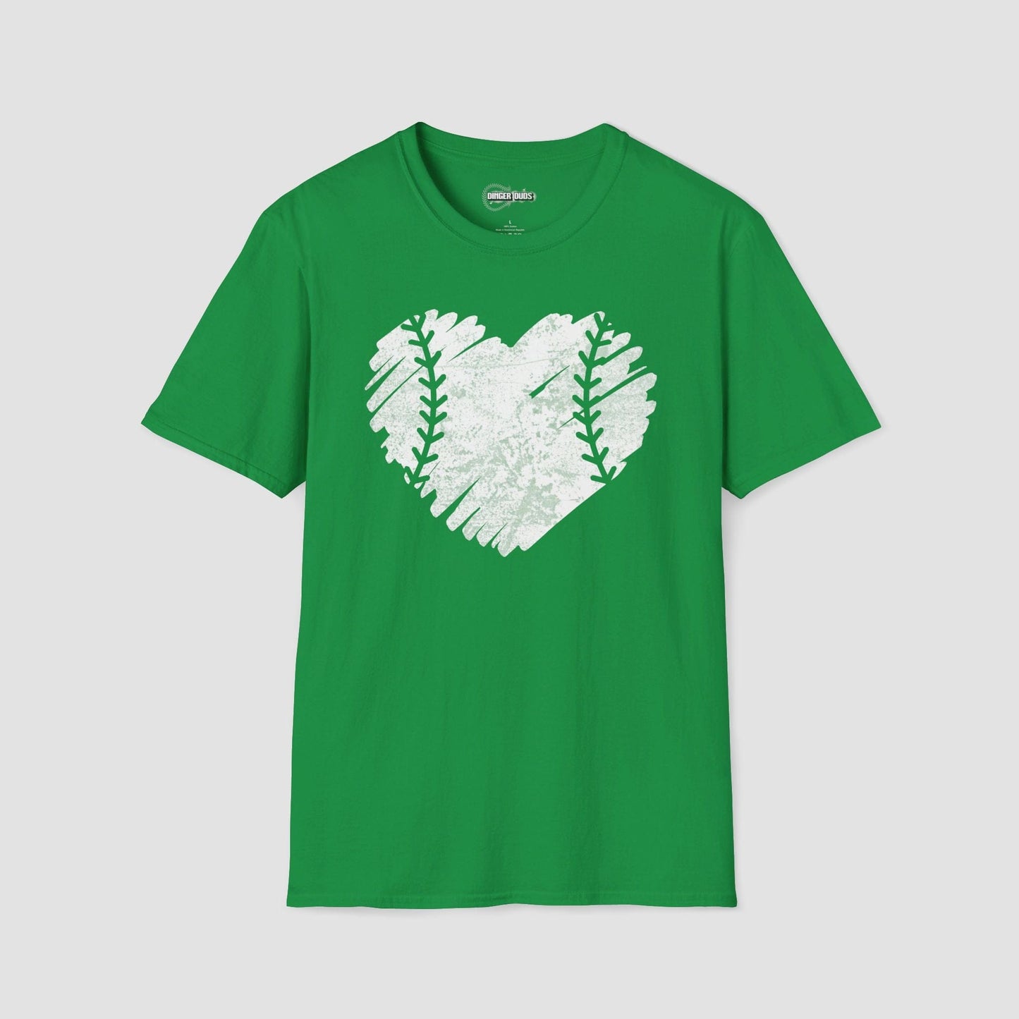 Distressed Baseball Heart T-Shirt