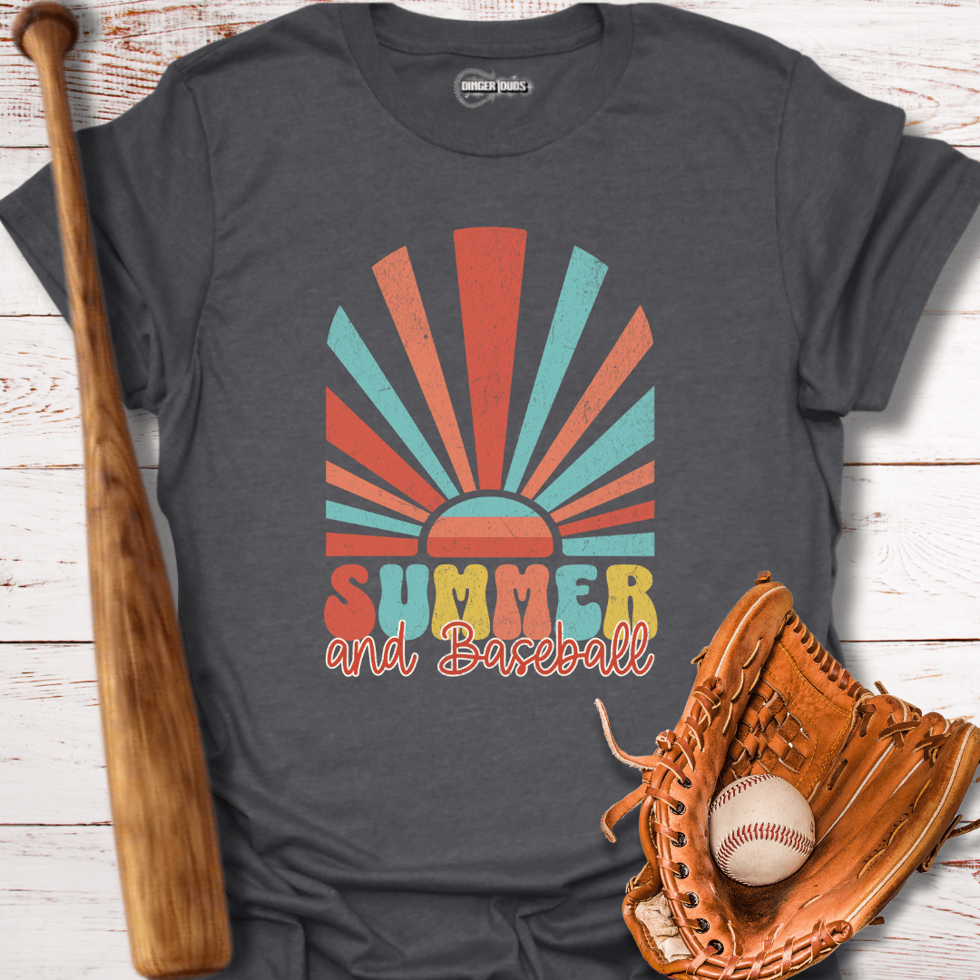 Summer and Baseball T-Shirt