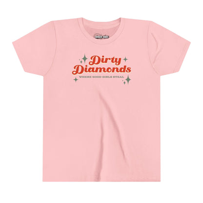 Dirty Diamonds Youth Softball T-Shirt