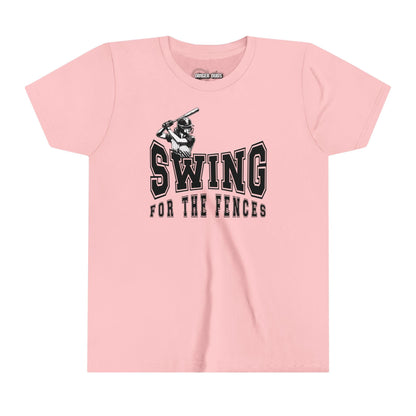 Swing For The Fences Youth Softball T-Shirt