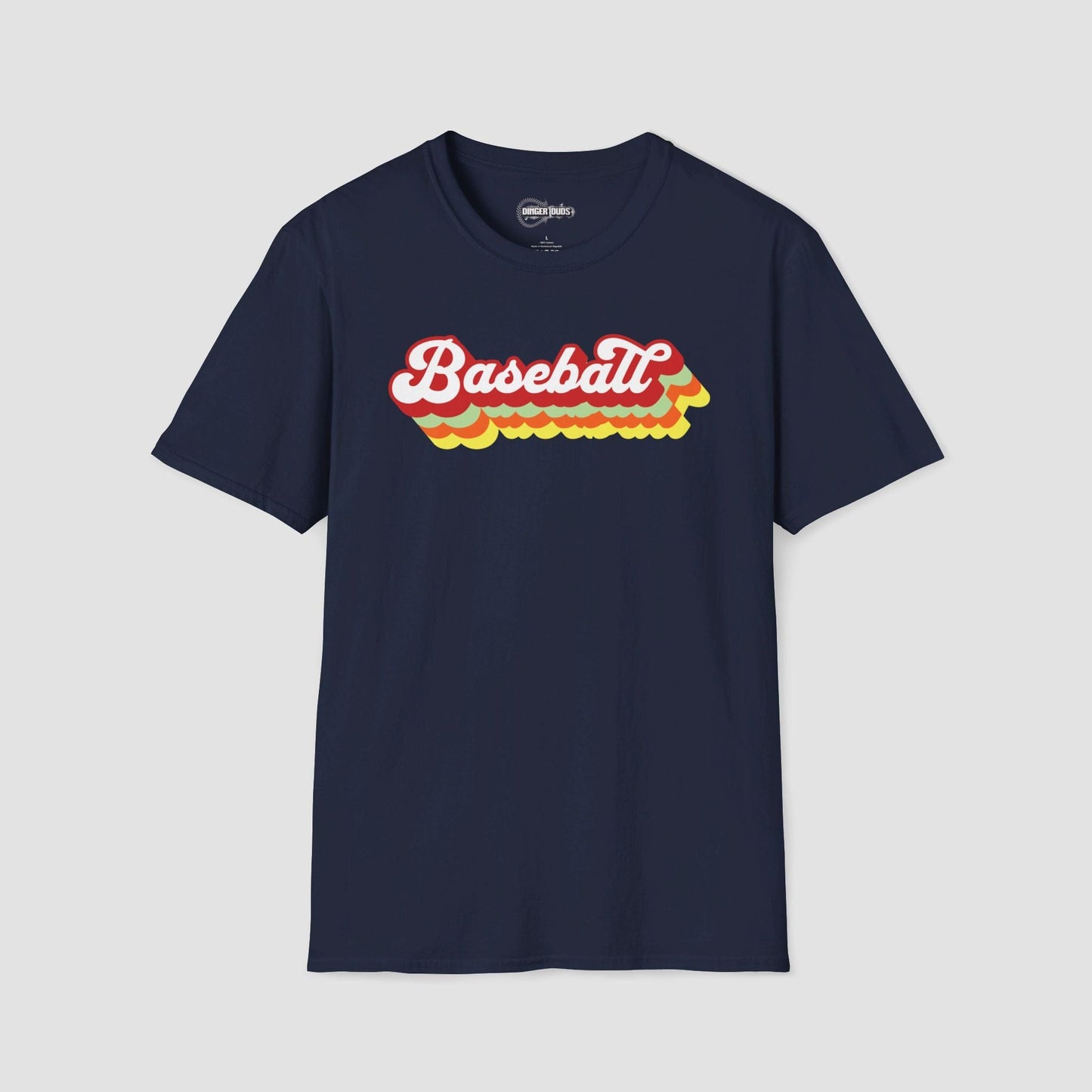 Baseball with Retro Shadow T-Shirt