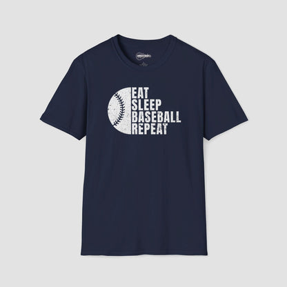 Eat Sleep Baseball Repeat T-Shirt