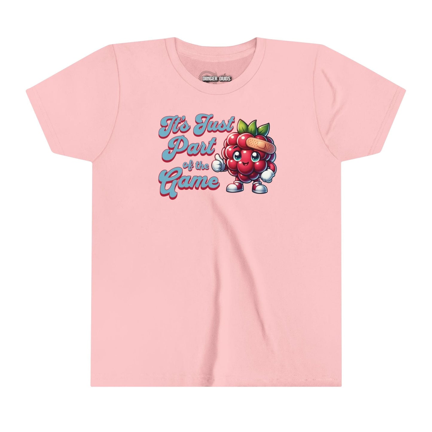 Raspberries are Part Of The Game Youth Softball T-Shirt