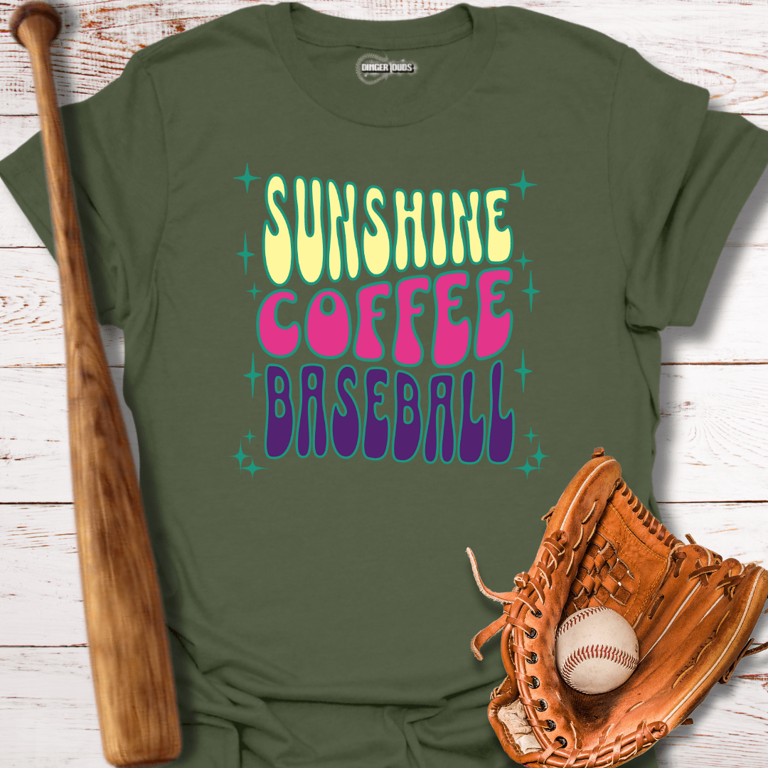 Sunshine Coffee Baseball T-Shirt