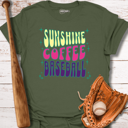 Sunshine Coffee Baseball T-Shirt