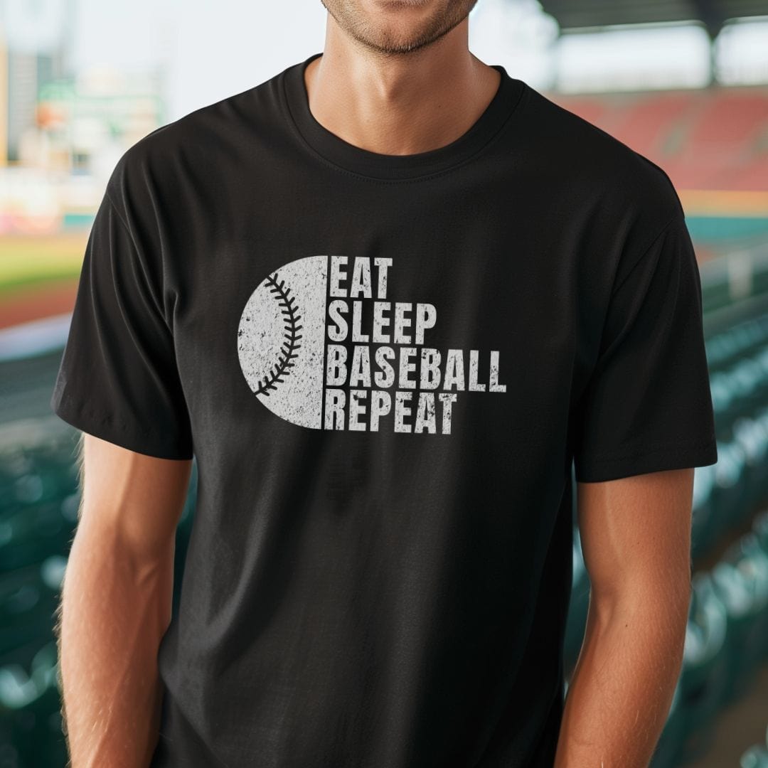 Eat Sleep Baseball Repeat T-Shirt