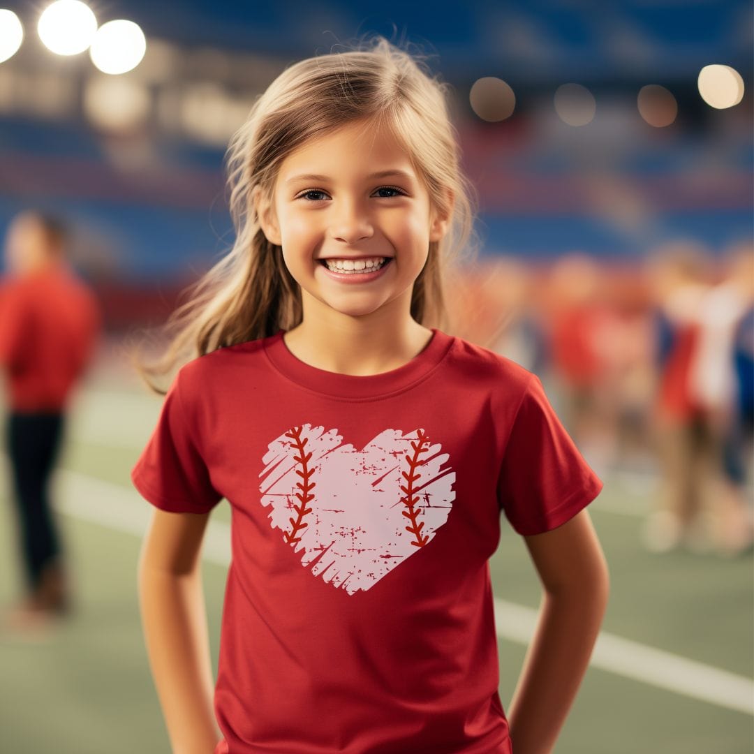 Baseball Heart Youth T-Shirt