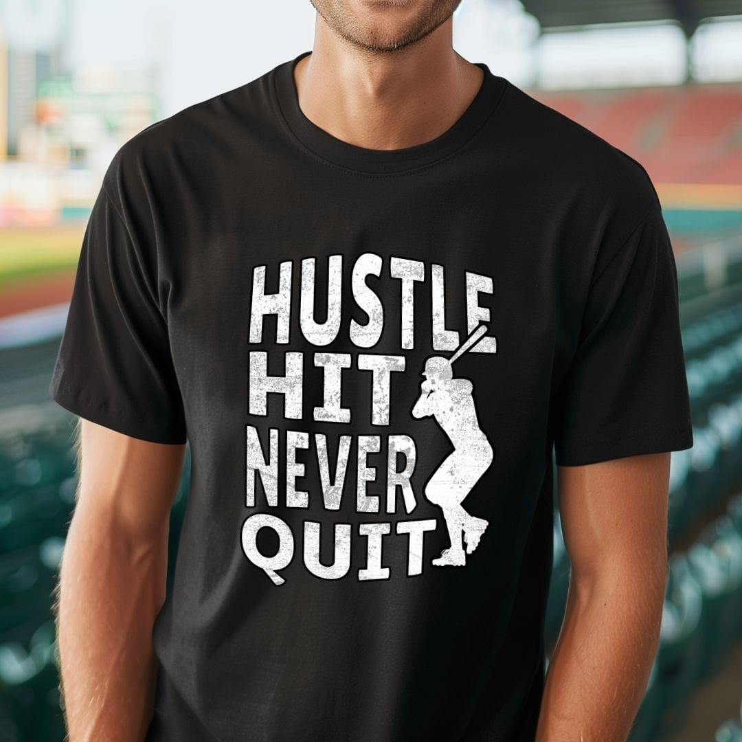 Hustle Hit Never Quit T-Shirt