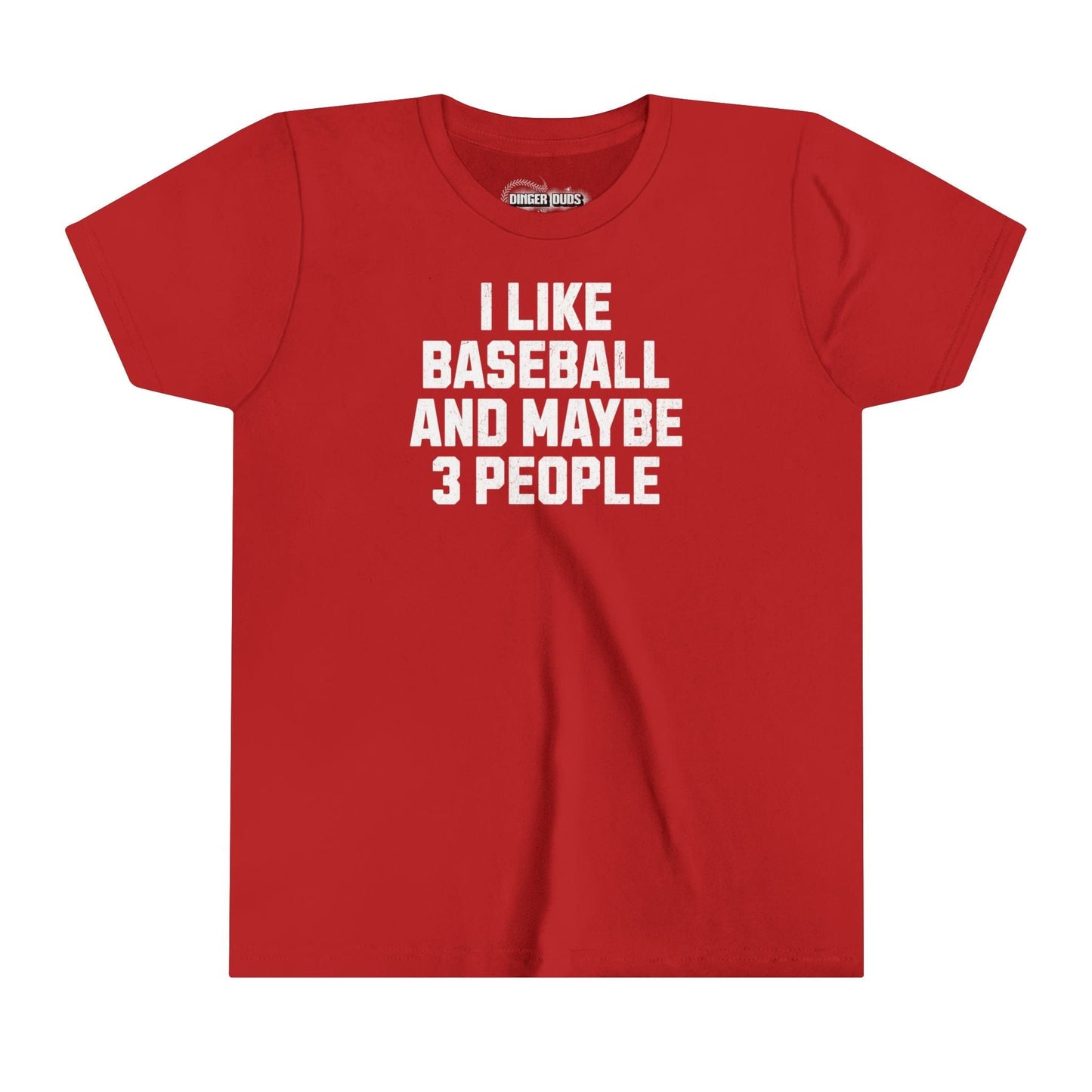 I Like Baseball and Maybe 3 People Youth T-Shirt