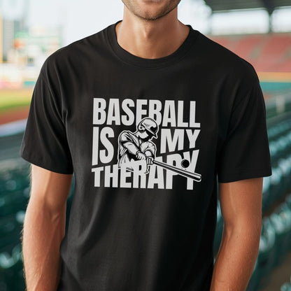 Baseball is My Therapy T-Shirt