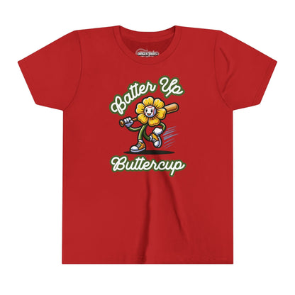 Batter Up Buttercup Youth T-Shirt