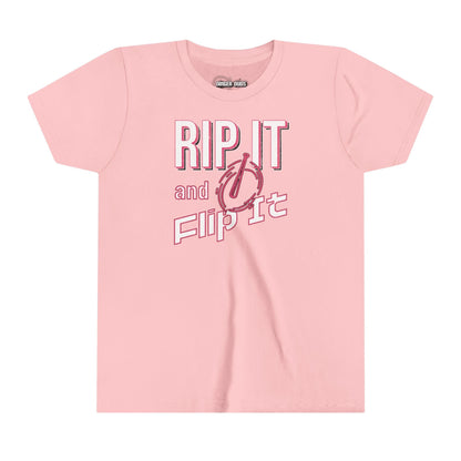 Rip it and Flip It Softball Youth T-Shirt