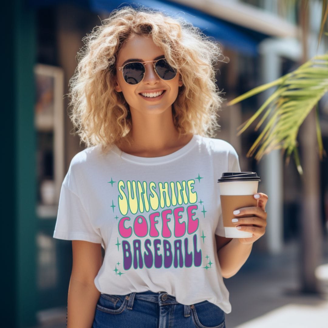 Sunshine Coffee Baseball T-Shirt