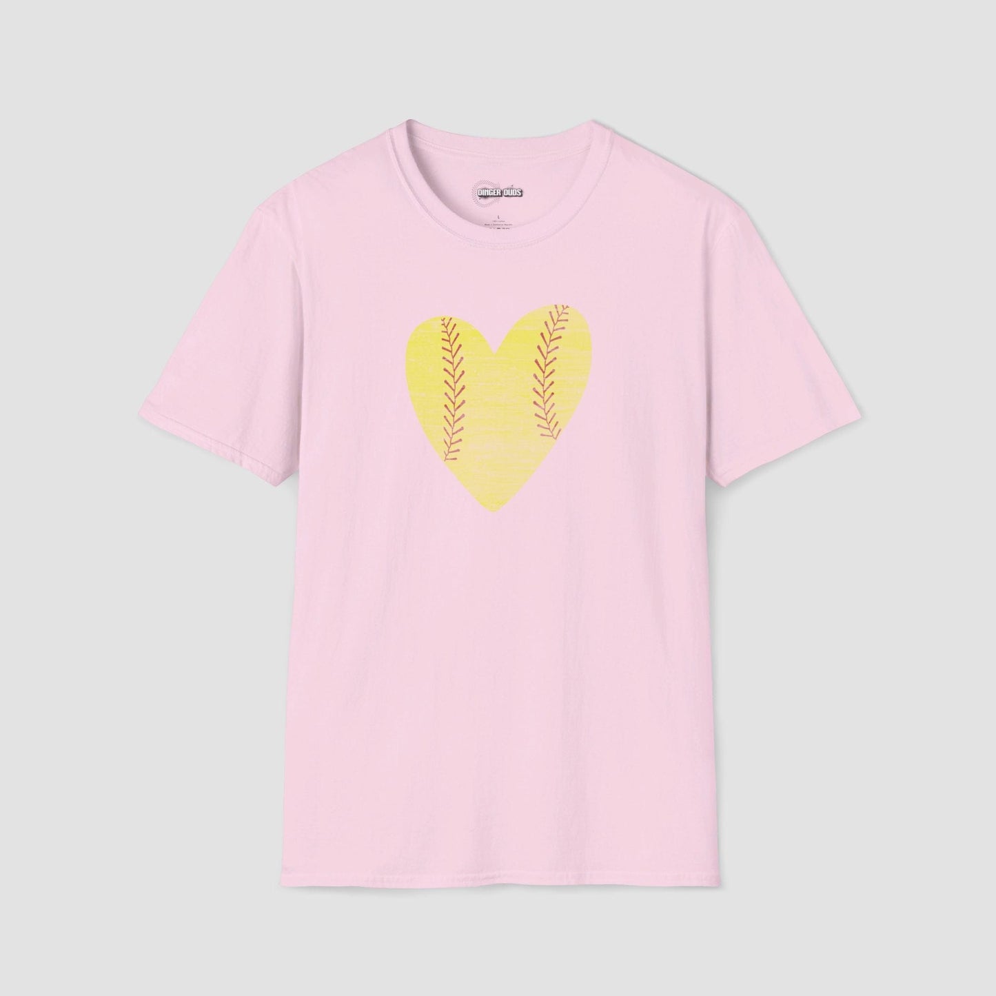 Heart Softball T-Shirt