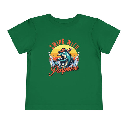 Swing With Porpoise Toddler T-Shirt