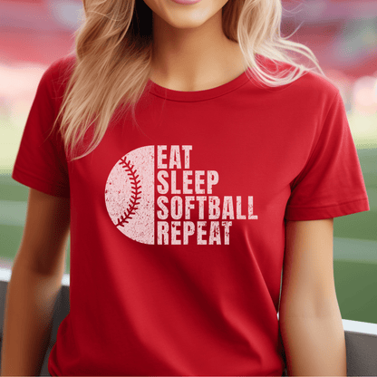 Eat Sleep Softball T-Shirt