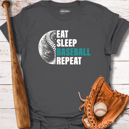 Eat Sleep Baseball T-Shirt