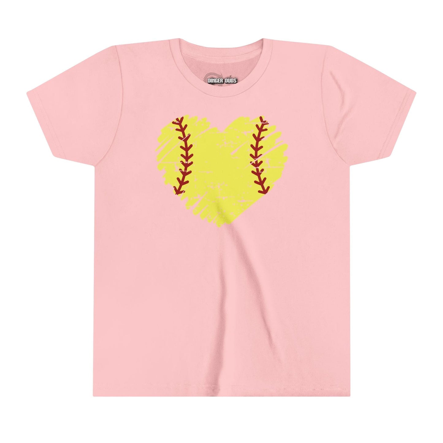 Softball Heart Youth T-Shirt