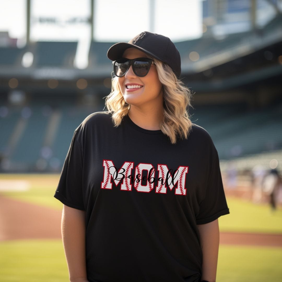 Baseball Mom Stitches T-Shirt