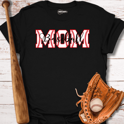 Baseball Mom Stitches T-Shirt
