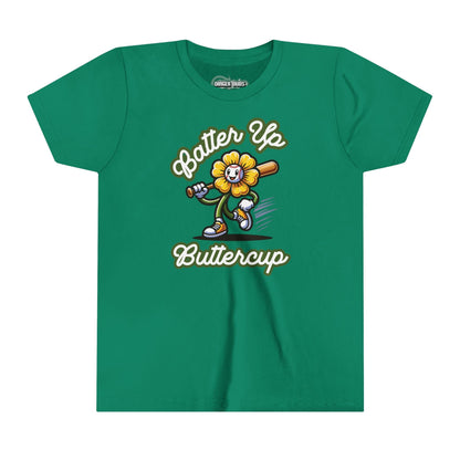 Batter Up Buttercup Youth T-Shirt