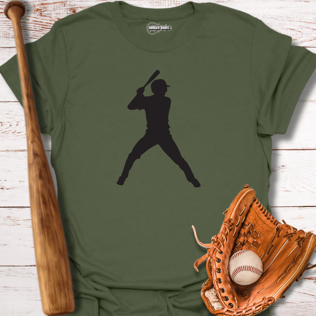 Up to Bat Silhouette T-Shirt
