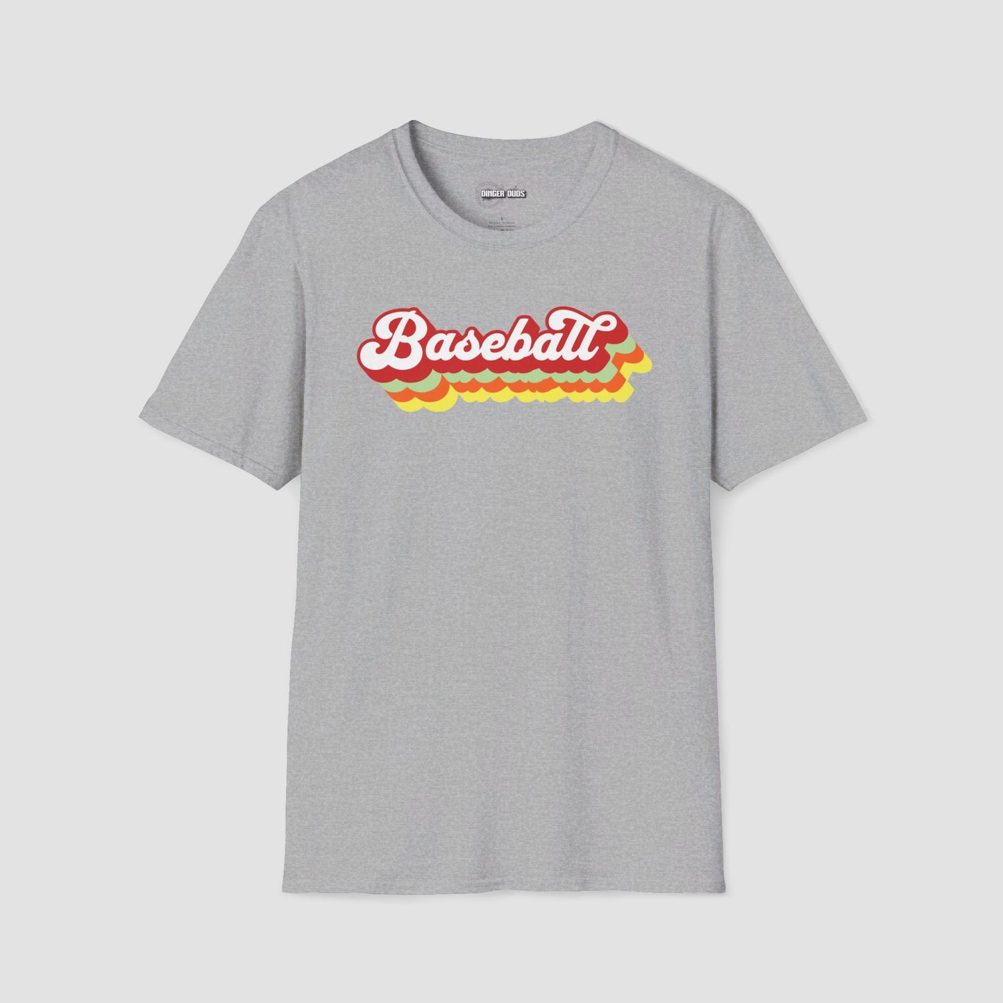 Baseball with Retro Shadow T-Shirt