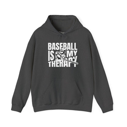 Baseball Is My Therapy Hoodie