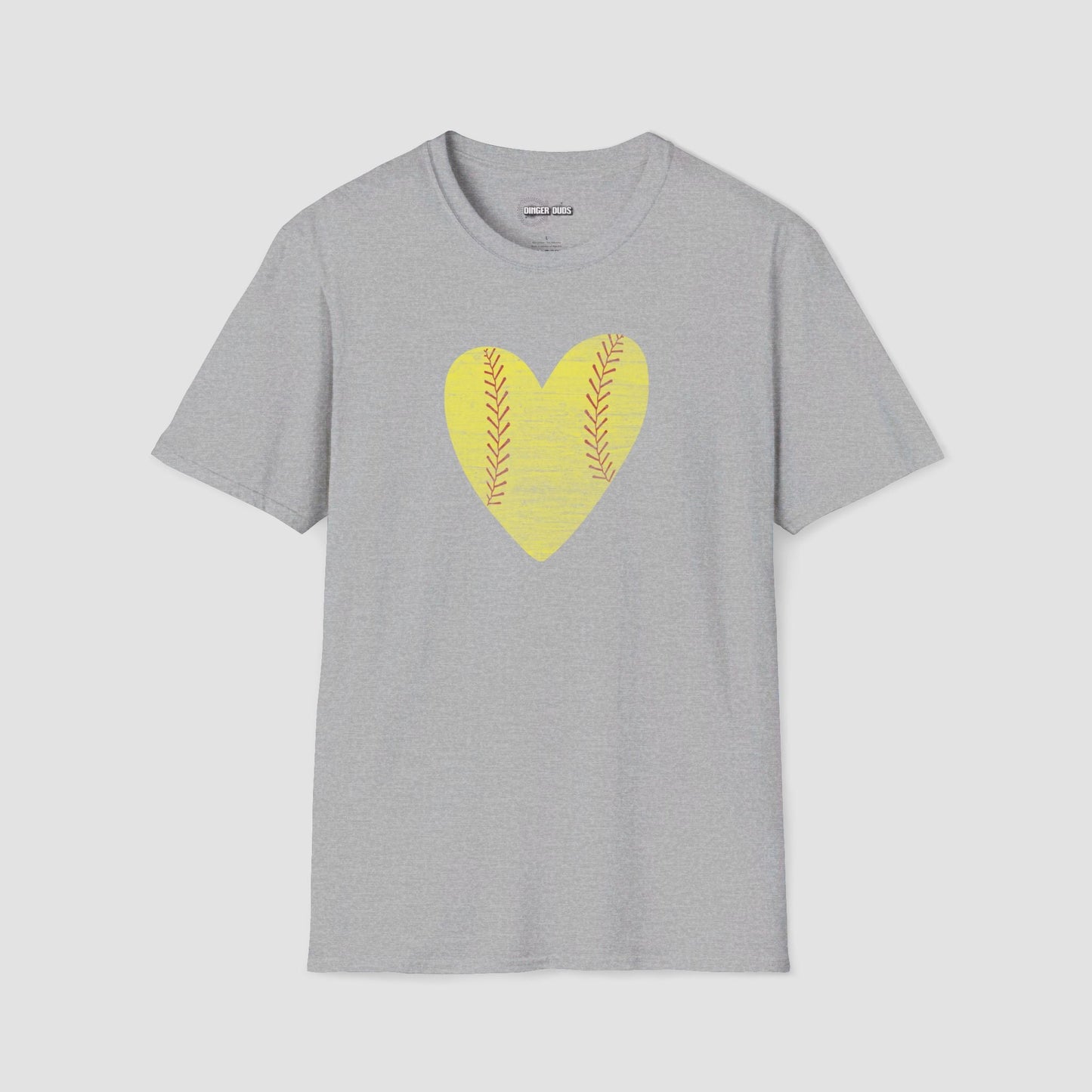 Heart Softball T-Shirt