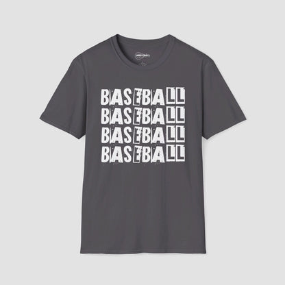 Baseball Funny Font T-Shirt