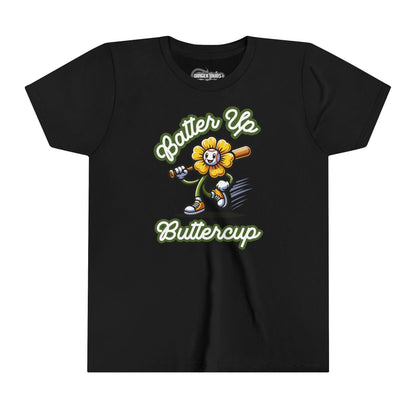 Batter Up Buttercup Youth T-Shirt