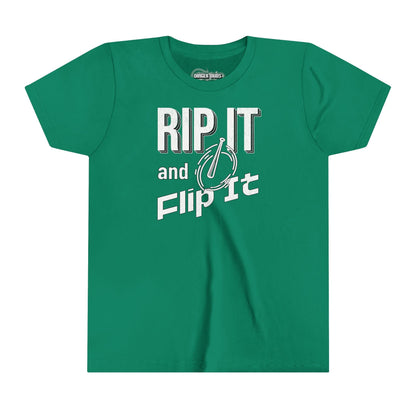 Rip it and Flip It Softball Youth T-Shirt