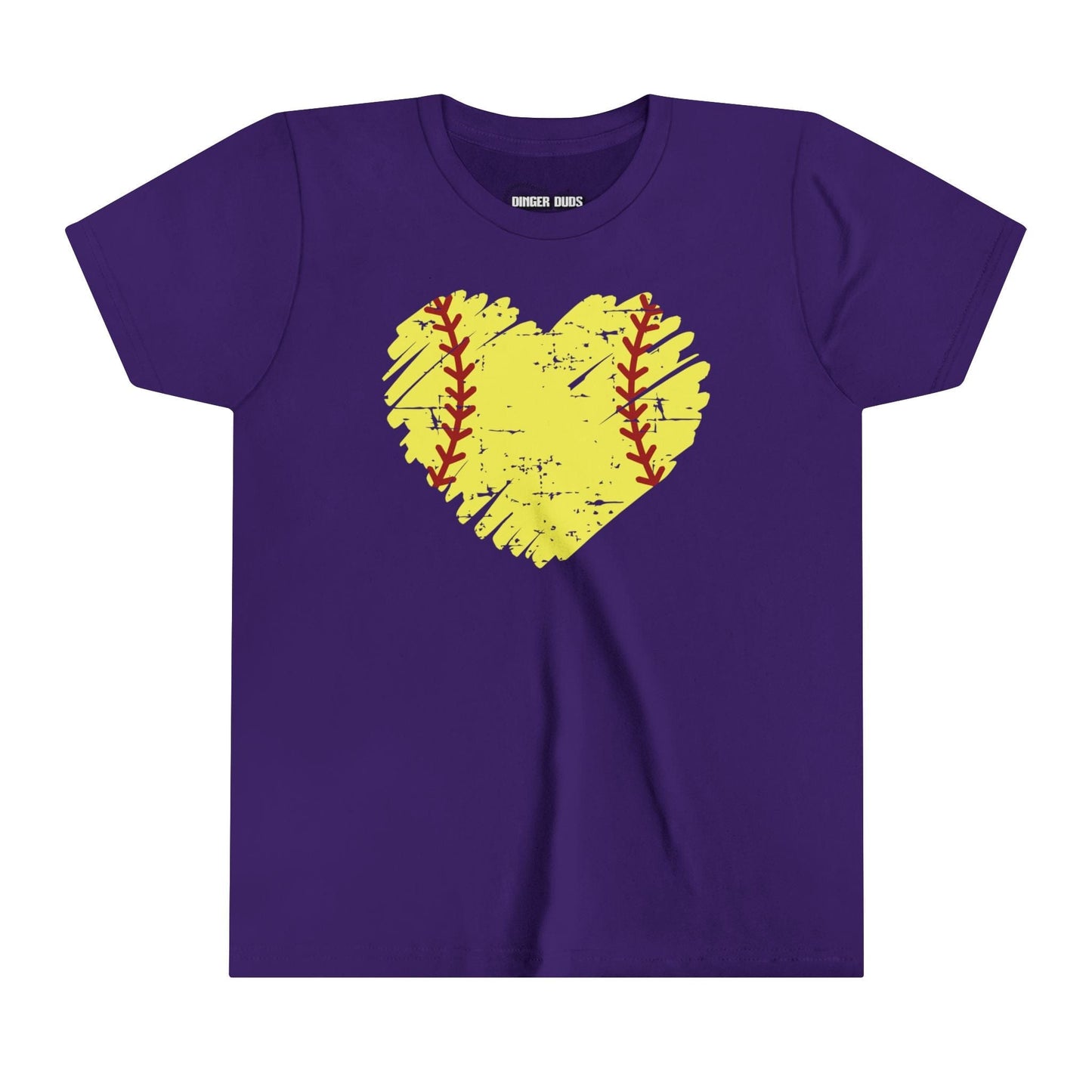 Softball Heart Youth T-Shirt