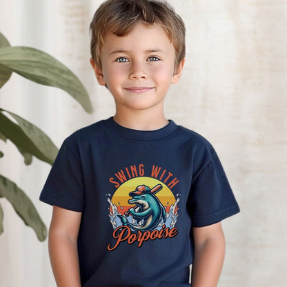 Swing With Porpoise Toddler T-Shirt